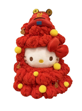新款正版helloKitty可爱包包挂件小挂饰毛绒玩偶钥匙扣摆件送礼物