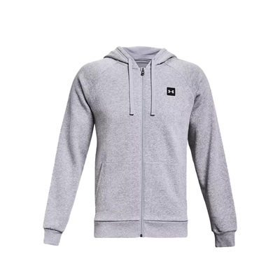 安德玛UA男拉链连帽加绒保暖卫衣