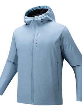 安踏连帽羽绒服男款保暖防风外套