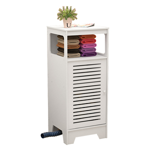 卫生间防水置物架免打孔阳台洗衣机旁收纳架可通水管厕所储物柜子