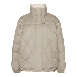 鸭鸭2025年新款秋冬女款羽绒服立领个性时尚常规休闲韩版宽松气质