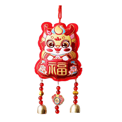 2026春节生肖挂饰铃铛中国结