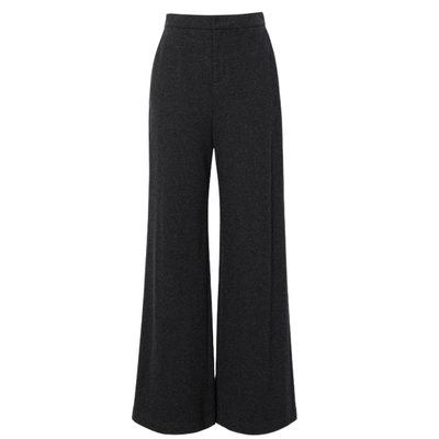 蒋欣代言伊芙丽高智简约窄版直筒绵羊毛拖地裤2025秋季新款通勤