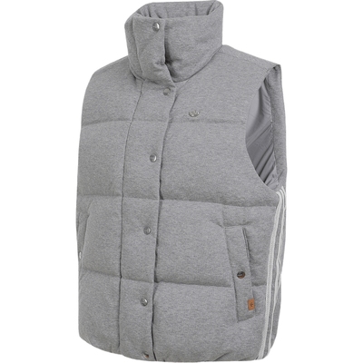 劲浪adidas阿迪达斯三叶草宽松保暖马甲背心羽绒服男女款KS8495