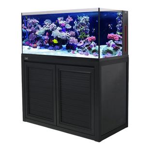 水星背部带补水双出水海水缸底滤缸珊瑚缸焦岩水族箱办公室家用