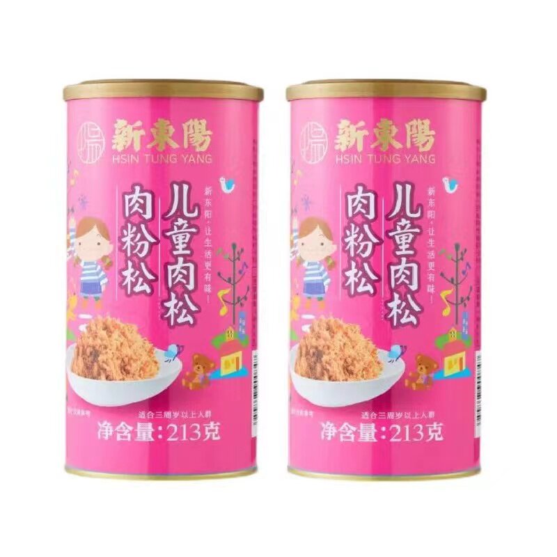 新东阳猪肉松原味婴幼儿罐包