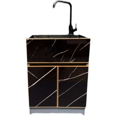 不锈钢水槽落地户外庭院洗衣柜