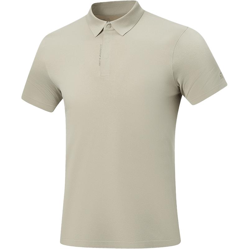 李宁翻领男一体织短袖POLO运动服