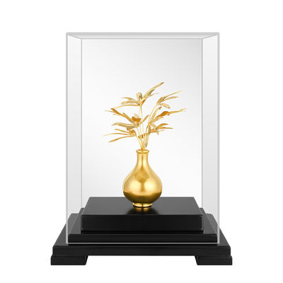 爱斯克金箔竹子装饰现代客厅摆件