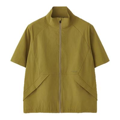 杜邦考杜拉短袖T恤拉链运动外套