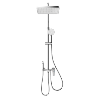 箭牌卫浴淋浴花洒套装全铜冷热水龙头增压喷头浴室升降妇洗淋浴器