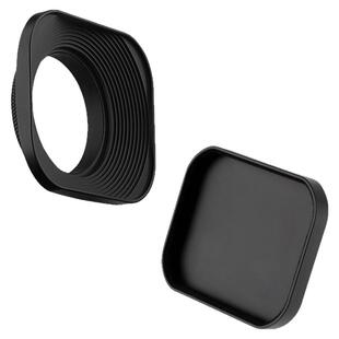 号歌金属方形遮光罩用于39/43/46/49/52/55/58/62/67mm/72mm/77mm口径镜头索尼富士尼康佳能哈苏徕卡奥林巴斯
