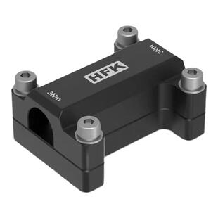 HFK CNC横杆管夹支架配件 搭配HFK行车记录仪使用高强度合金磨砂