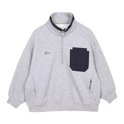 edo童装时尚休闲加绒卫衣