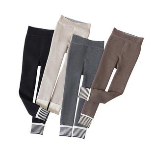 女童九分裤袜冬季儿童加绒加厚一体羊羔毛裤子宝宝百搭洋气打底裤