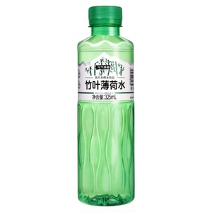 解暑竹叶薄荷水苏打水饮料