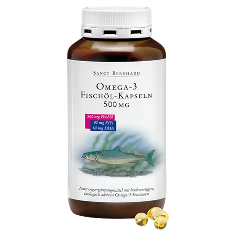 德国Sanct深海鱼油软胶囊中老年营养保健品Omega-3代购进口正品