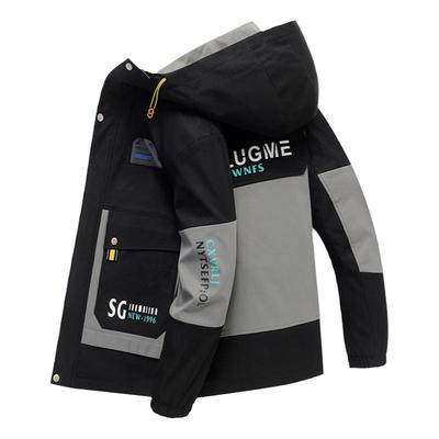 春秋冬季新款加绒厚夹克男20