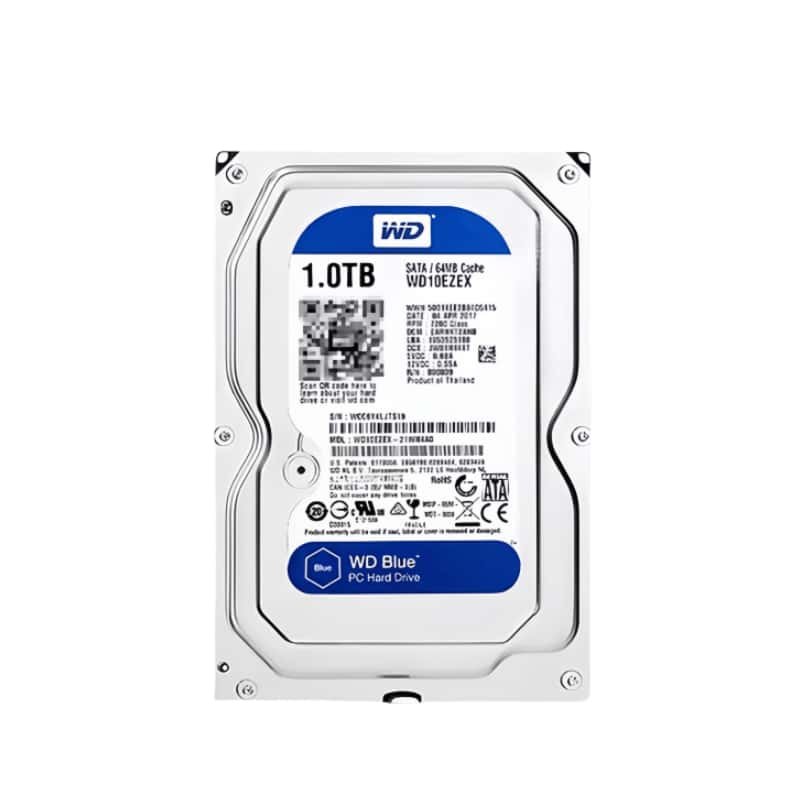 WD �������� 1TB ��еӲ�� SATA ̨ʽ���Լ�ش洢 ʮ���ʱ�    87.8Ԫ