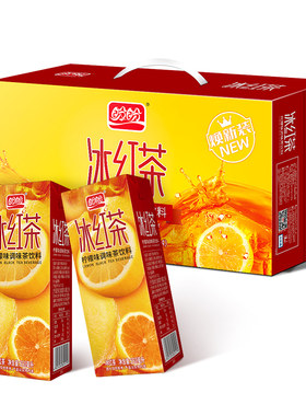 盼盼冰红茶250ml*24盒果汁味