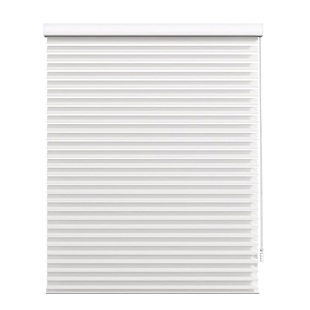 电动香格里拉帘百叶窗帘免打孔卧室柔纱帘客厅阳台遮光卷帘拉卷式