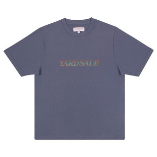 现货 YARDSALE LOWRIDER TEE 双层袖厚款 渐变刺绣logo短袖T恤