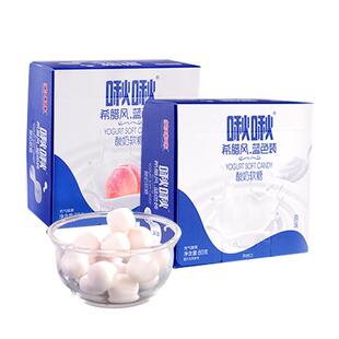 笑咪咪啾啾老酸奶软糖充气糖果拉丝儿童糖果甜休闲网红零食办公室