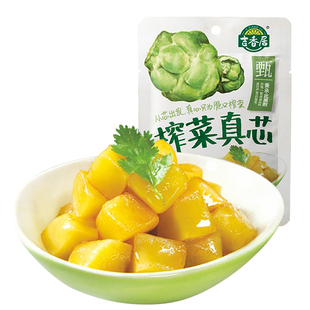 吉香居榨菜真芯135g*10袋四川鲜脆不辣脆口菜心香甜咸菜下饭菜