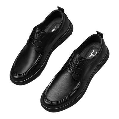 七匹狼软牛皮皮鞋英伦商务休闲鞋