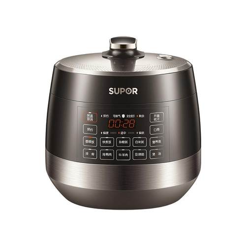 苏泊尔电压力锅0涂层不锈钢球釜双胆5L大容量智能多功能电高压锅