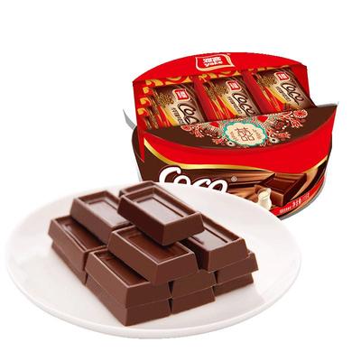 雅客可可摩卡麦香牛奶巧克力零食