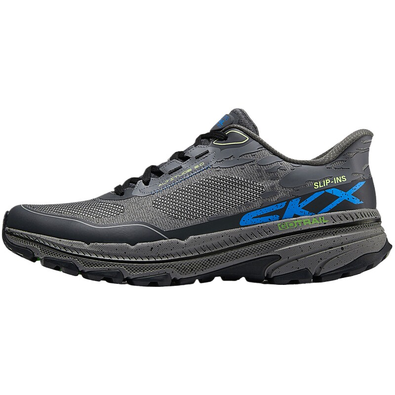 SKECHERS斯凯奇男子GO RUN TRAIL ALT运动训练跑步鞋220761-GRY