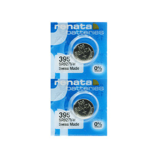 Renata瑞士395手表电池SR927SW适用日本7T92精工卡西欧EF-550/539/524阿玛尼AR1648 fossil换纽扣电子LR927用