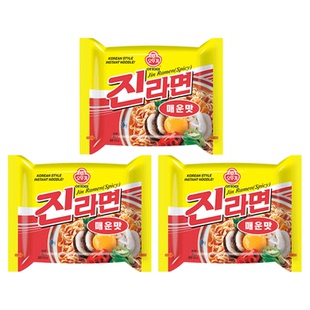 不倒翁金拉面原味芝士辣味方便面特浓真海鲜韩国进口韩式泡面L
