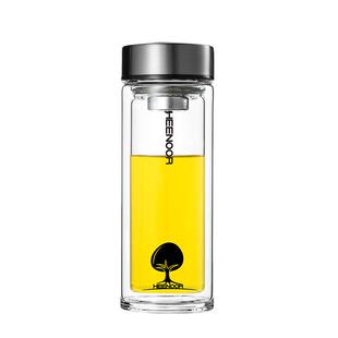 希诺双层玻璃杯高档商务茶杯带滤网男女士XN-6701/6702/6605/6606