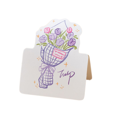 立体对折花束贺卡|超6000次加购