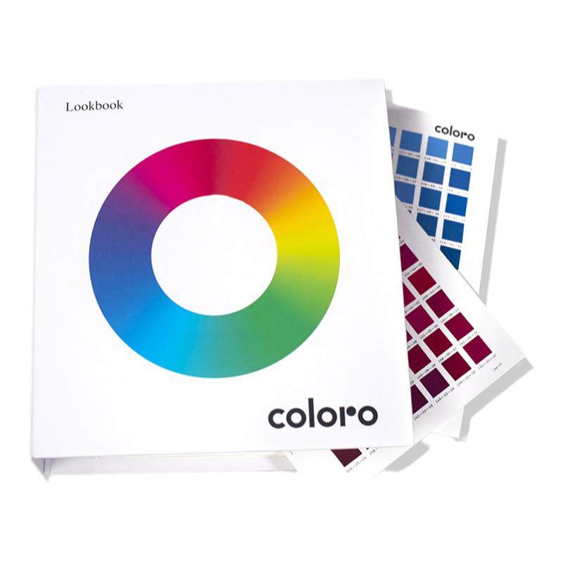 Coloro色卡Lookbook色彩词典服装纺织品对色工具国际标准绦纶色卡