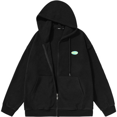 GENANX闪电潮牌摇粒绒开衫卫衣