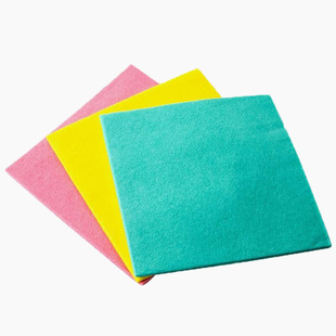 韩国竹炭纤维洗碗布不沾油刷碗双层加厚吸水清洁百洁布厨房抹布