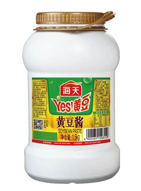海天黄豆酱1.5kg大桶装拌面商用