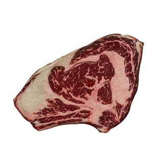 美国干式熟成40天Prime红标带骨眼肉IBP安格斯小战斧原切雪花牛排