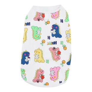 宠物狗狗衣服夏季薄款透气小型犬中型犬柯基柴犬泰迪开春衣服春装