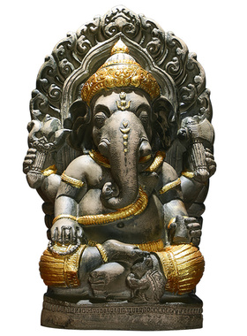 东南亚风格大象摆件泰式会所酒店