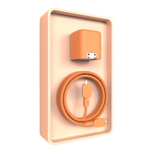 适用于图拉斯小冰块Pro新款45W充电器保护套苹果17ProMax数据线保护套iPhone17Pro充电头套苹果17系列硅胶套