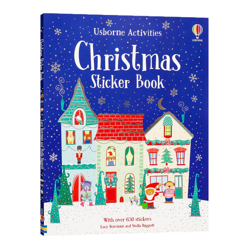 Usborne出品圣诞节贴纸书