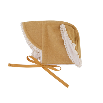 婴儿帽子可爱兔耳朵加绒加厚保暖大檐儿童遮阳帽男女宝宝护耳帽冬