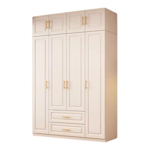 衣柜家用卧室全实木2026新爆款简易组装出租房用儿童衣橱定制柜子