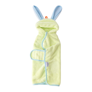 狗狗浴袍宠物洗澡吸水毛巾全包裹加厚浴巾中小型犬泰迪比熊擦澡巾