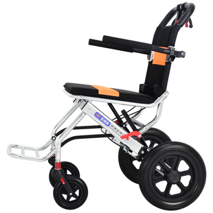 日本IBI超轻折叠拉杆老人轮椅车便携轻便手动残疾手动代步手推车