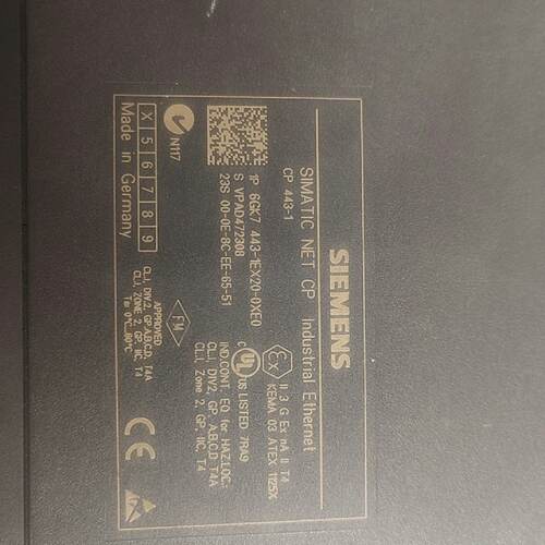 溢价-工业以太网模块6GK7 443-1EX20-0XE0